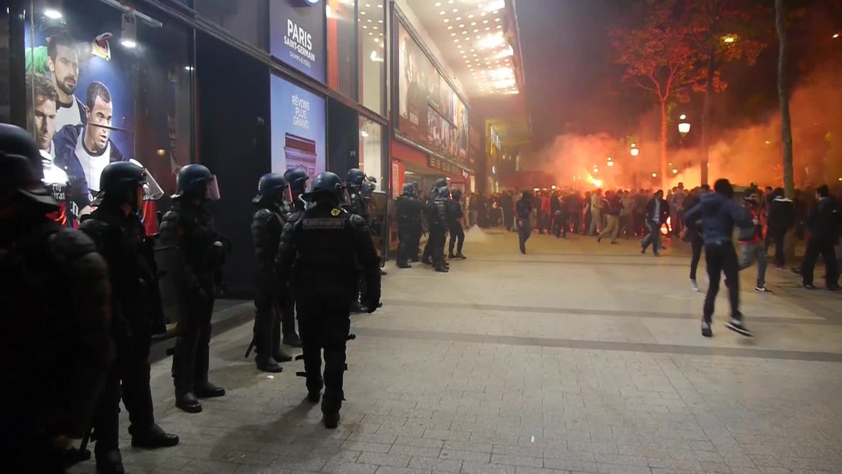 France: Police break up jubilant Saint Germain celebrations