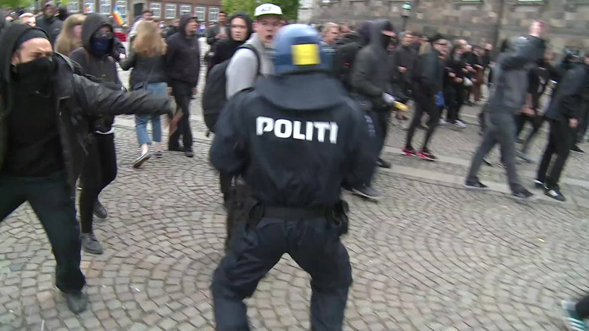 Denmark: Police and anti-fascists clash hours before Eurovision final