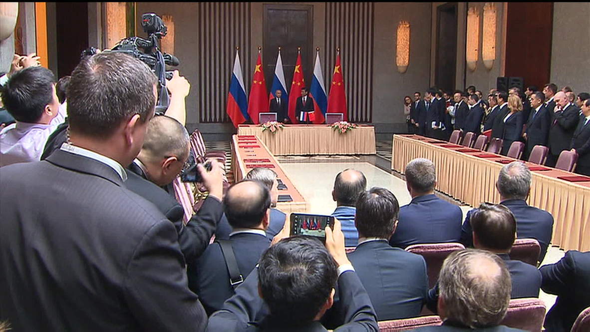 China: Vladimir Putin talks partnership and cooperation in Shanghai