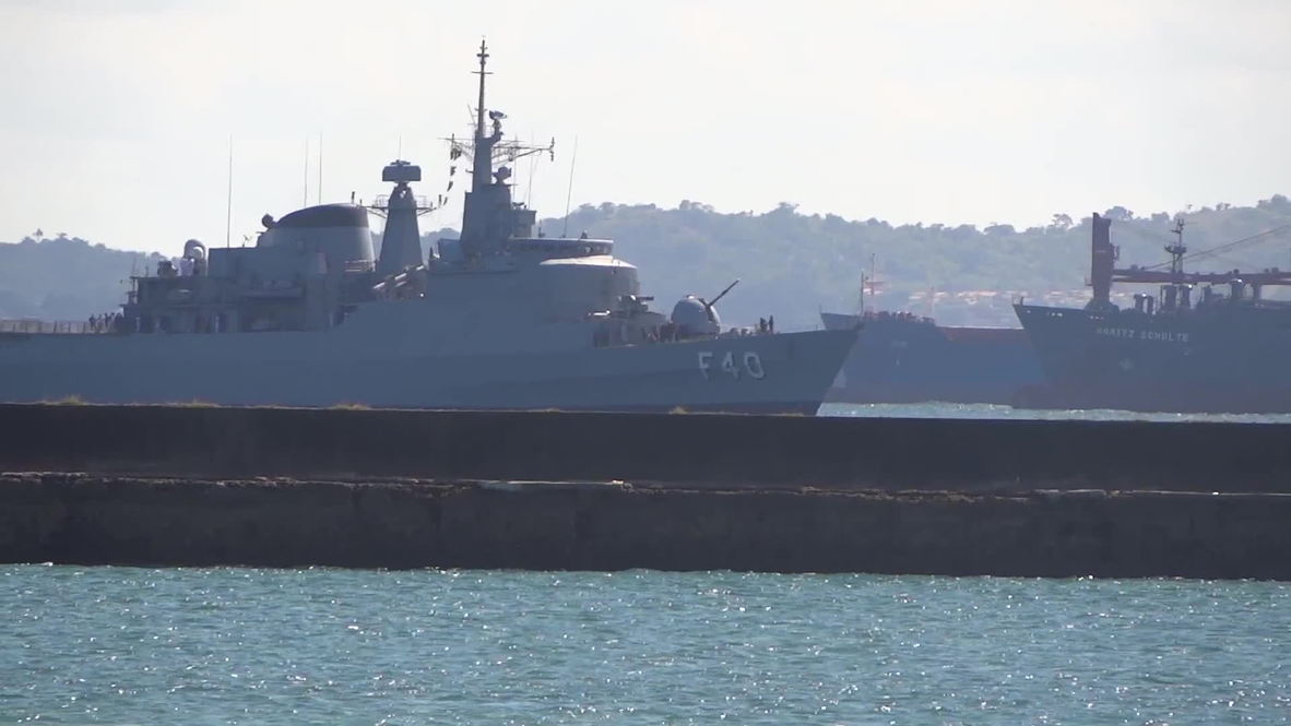 Brazil: Warships sail into Salvador for defence during FIFA World Cup