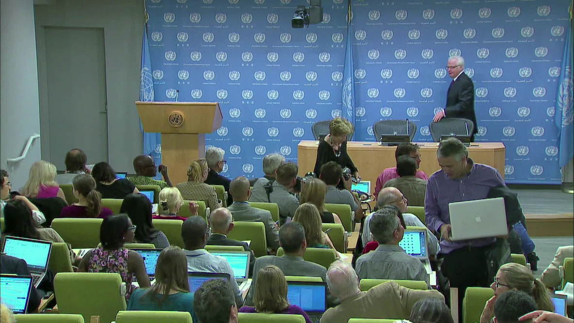 UN: Churkin urges UN to create "humanitarian corridor" in Ukraine