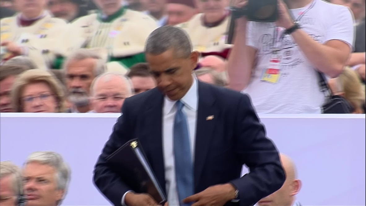 Poland: Obama lashes out at Russia over Ukraine
