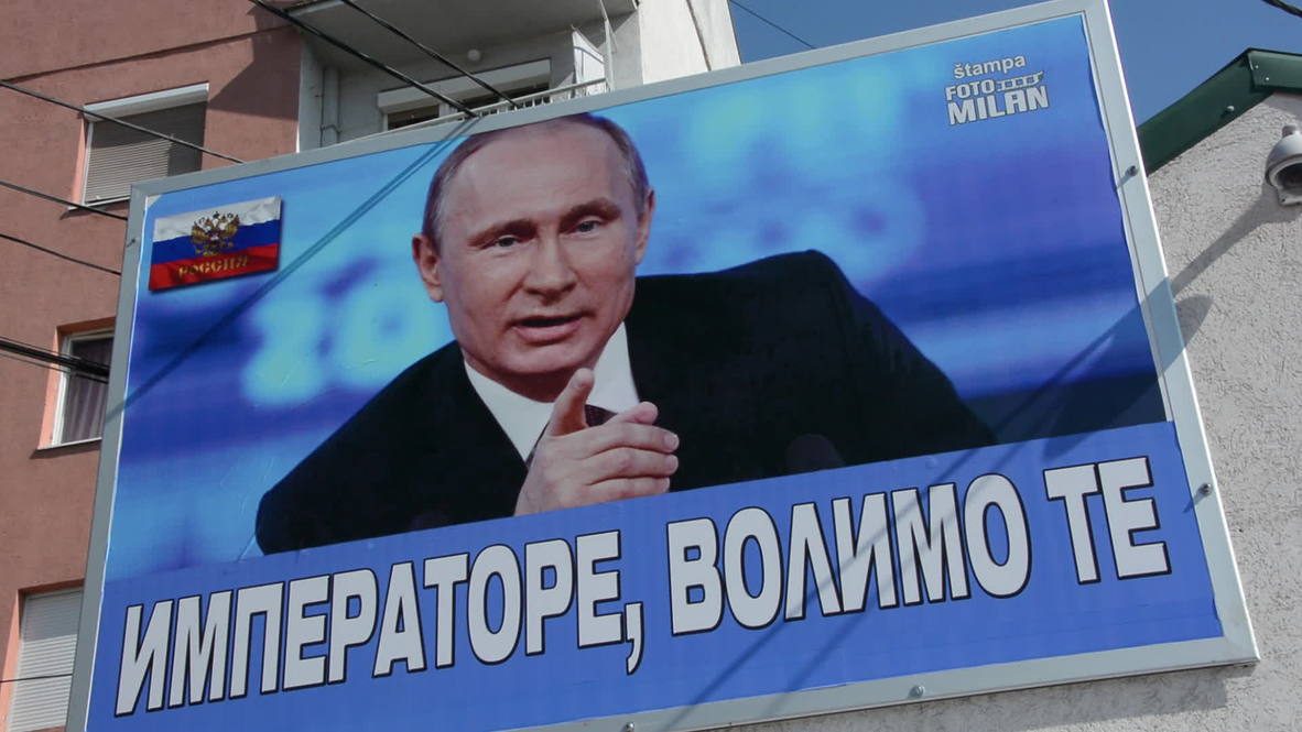 Serbia: Jagodina citizen declares love for Putin with giant billboard