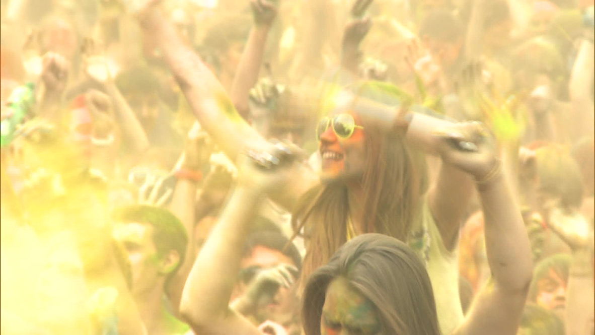 Russia: Holi Festival brings colours of India to Moscow