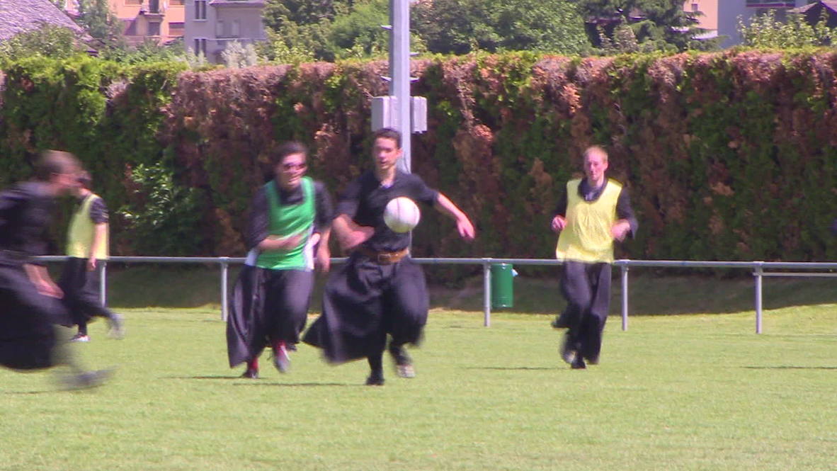Switzerland: Priest on priest football becomes Sunday religion