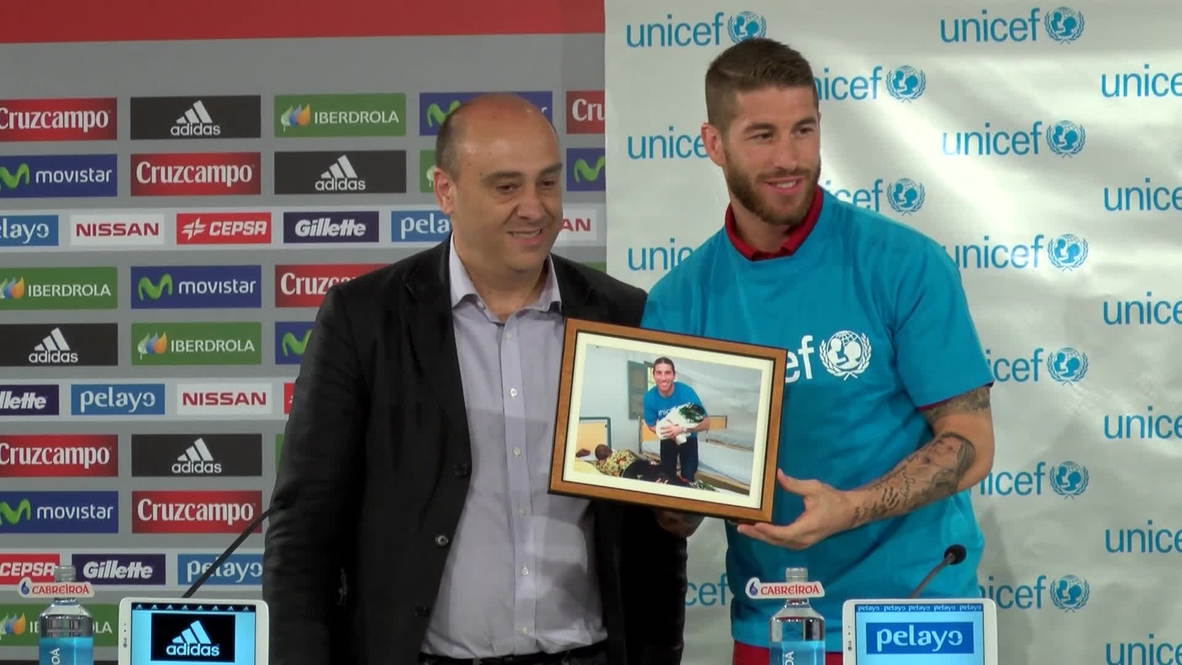 Brazil: UNICEF ambassador Sergio Ramos says Spain need to focus