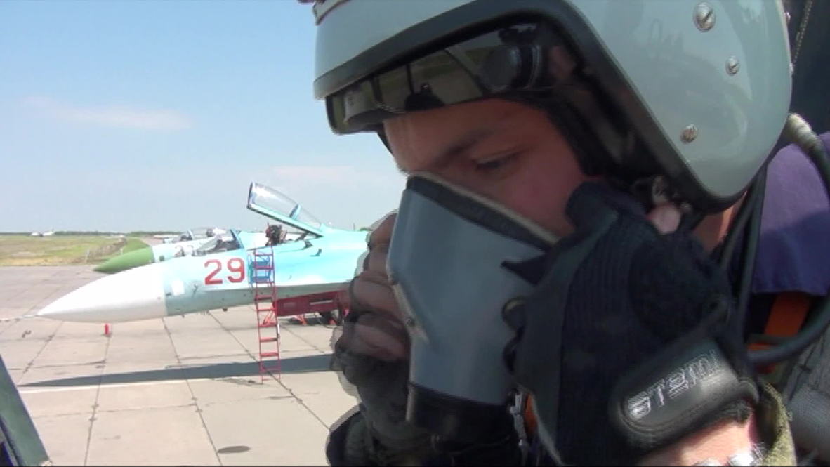Russia: Su-27SM3 fighter jets take flight over Krasnodar region