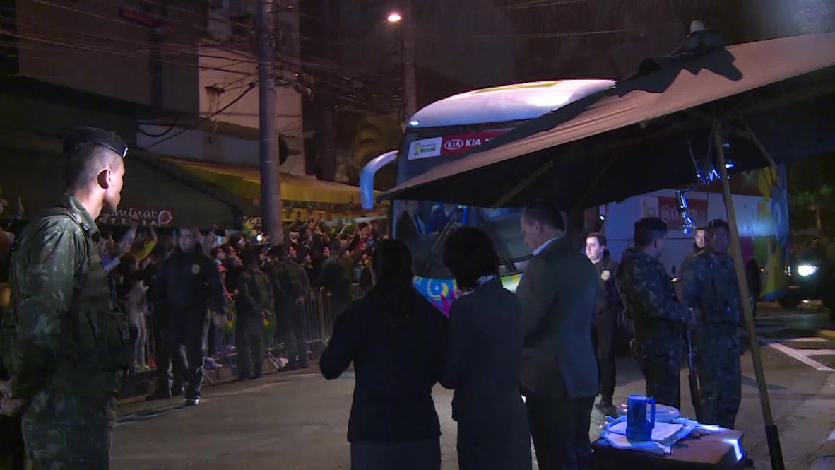 Brazil: Fans go wild for Brazil team as opener looms