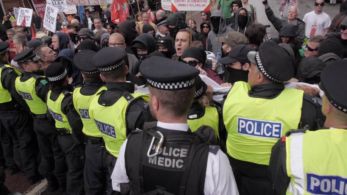 UK: Anti-fascists halt anti-Muslim Brotherhood march