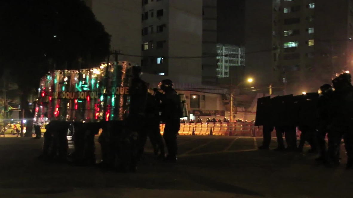 Brazil: Street fighting erupts as Argentina beat Bosnia