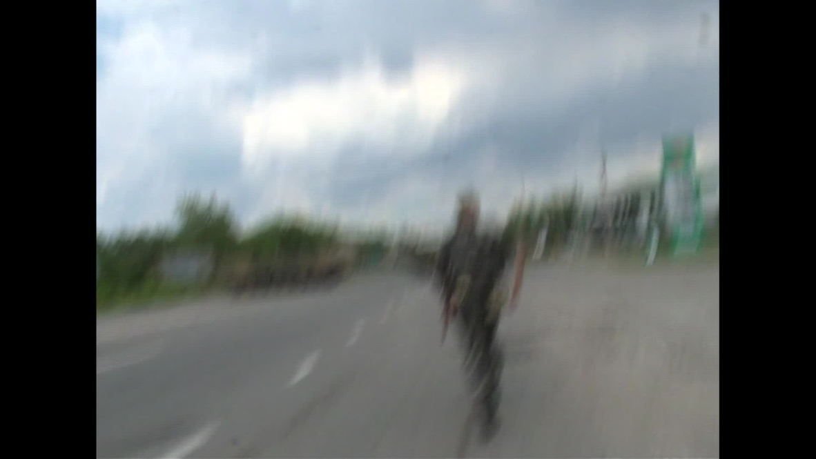 Ukraine: Moment a Ukrainian army shell explodes killing Russian journalists