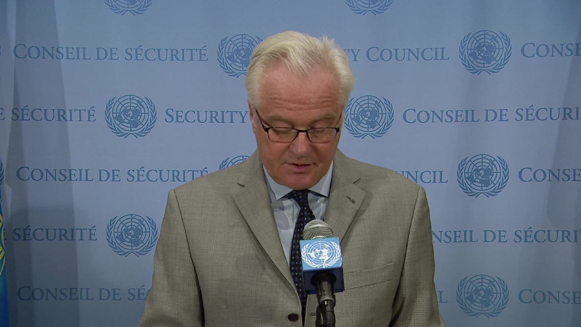 UN: Churkin expresses condolonces to Ukraine journalists