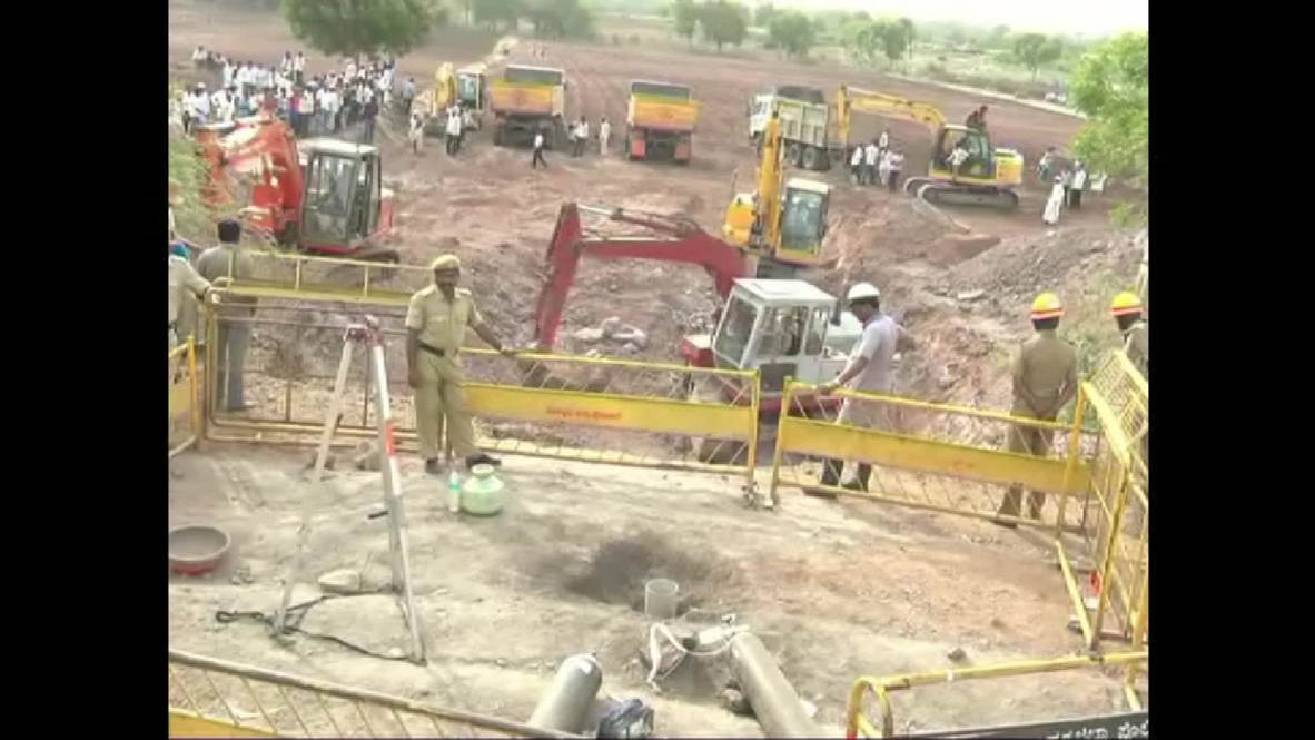 India: Rescue operation for 4-year-old stuck down borewell continues