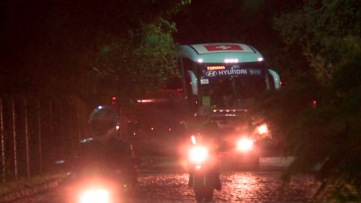 Brazil: Silent reception for beaten Swiss team