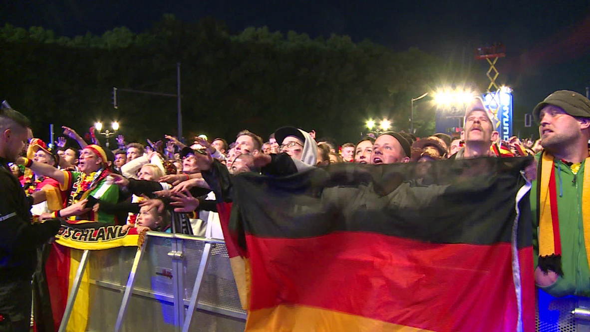 Germany: Fans party on despite 2-2 tie with Ghana