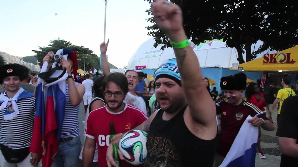 Brazil: 'Yankee go home!' - Russia fans in fine voice despite loss