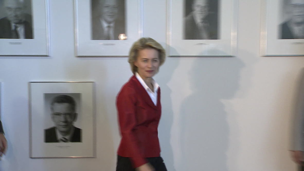 Germany: Ursula von der Leyen meets Jens Stoltenberg in Berlin