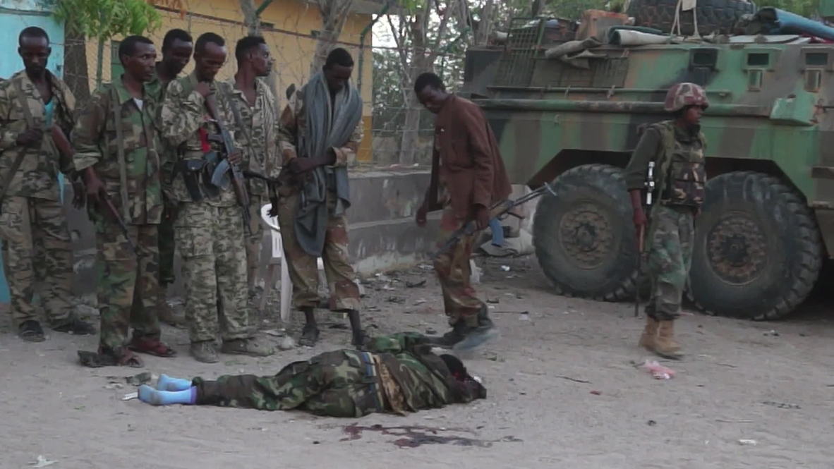 Somalia: Al-Shabab kill two African Union soldiers in hotel attack * GRAPHIC FOOTAGE *