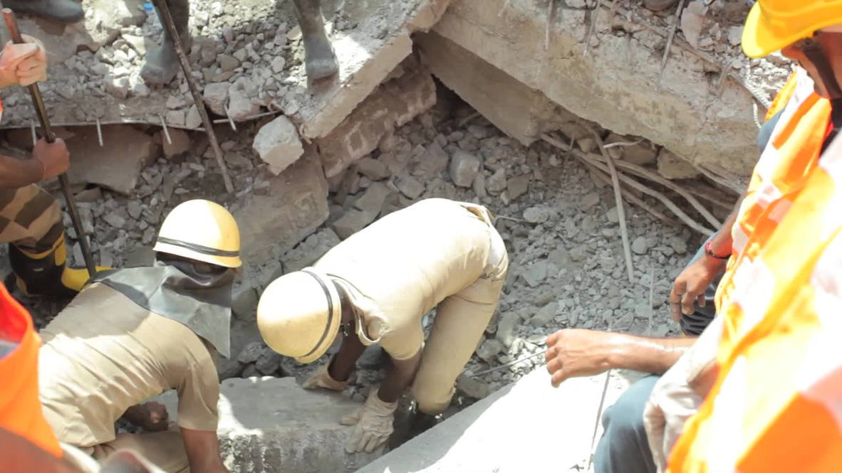 India: Search for survivors continues after Chennai building collapse