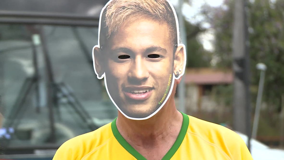 Brazil: Thousands of Neymars descend on World Cup semi-final