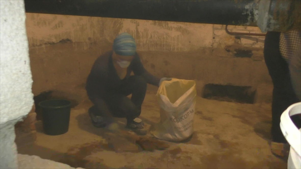 Ukraine: Donetsk residents transform basements into bomb shelters