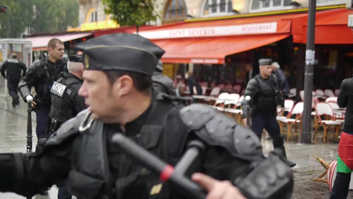 France: Zionists disrupt pro-Palestinian rally in Paris