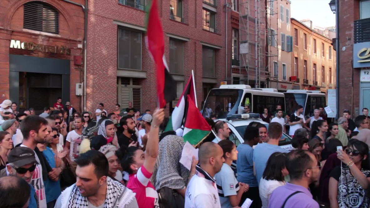 France: "Boycott Israel!" demands hundreds-strong protest in Toulouse