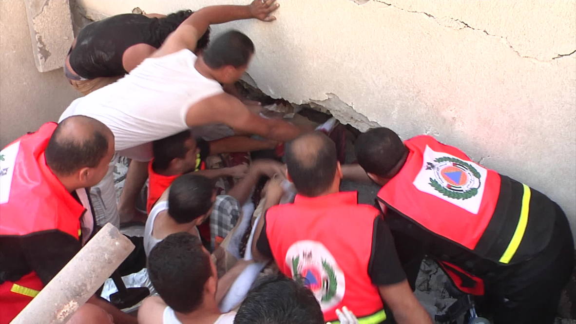 State of Palestine: Search for bodies follows Gaza homes destruction