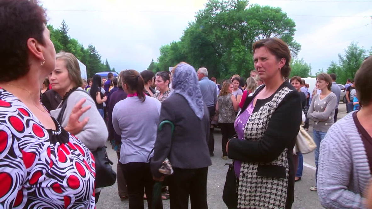 Ukraine: Women across Transcarpathia protest against partial mobilization