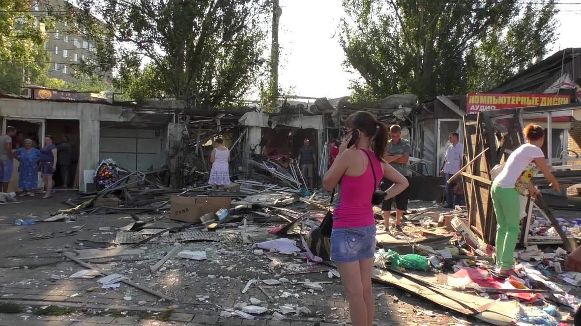 Ukraine: Three dead in Donetsk after overnight bombing