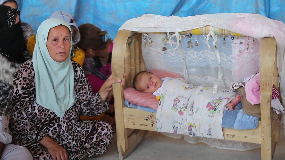 Iraq: Shabak refugees camp out in affluent Erbil after fleeing ISIS