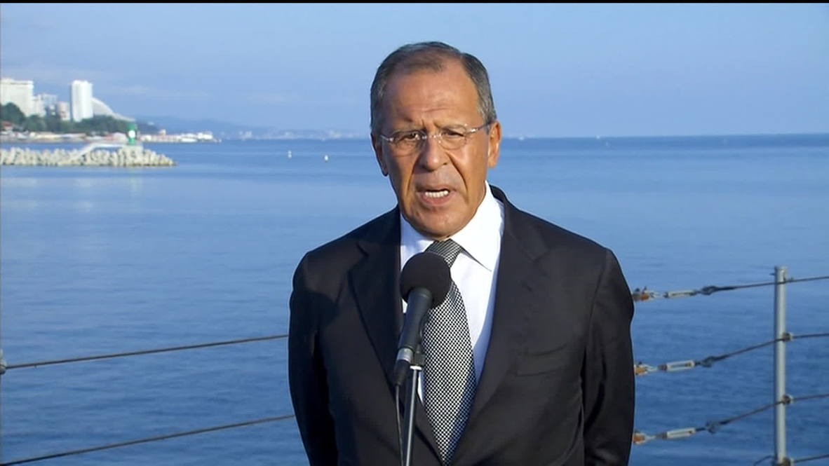Russia: Lavrov confirms humanitarian aid convoy to be sent to Ukraine *POOL*