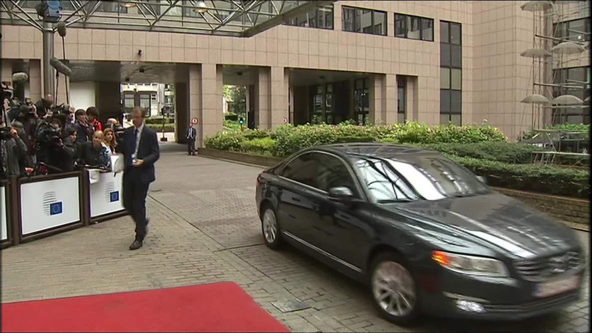 Belgium: EU FMs discuss Russian humanitarian aid convoy - POOL