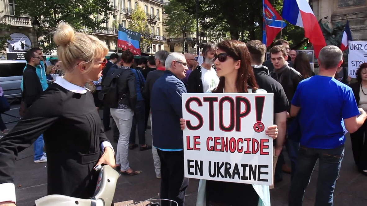 France: Parisians demand end to 'genocide in Ukraine'