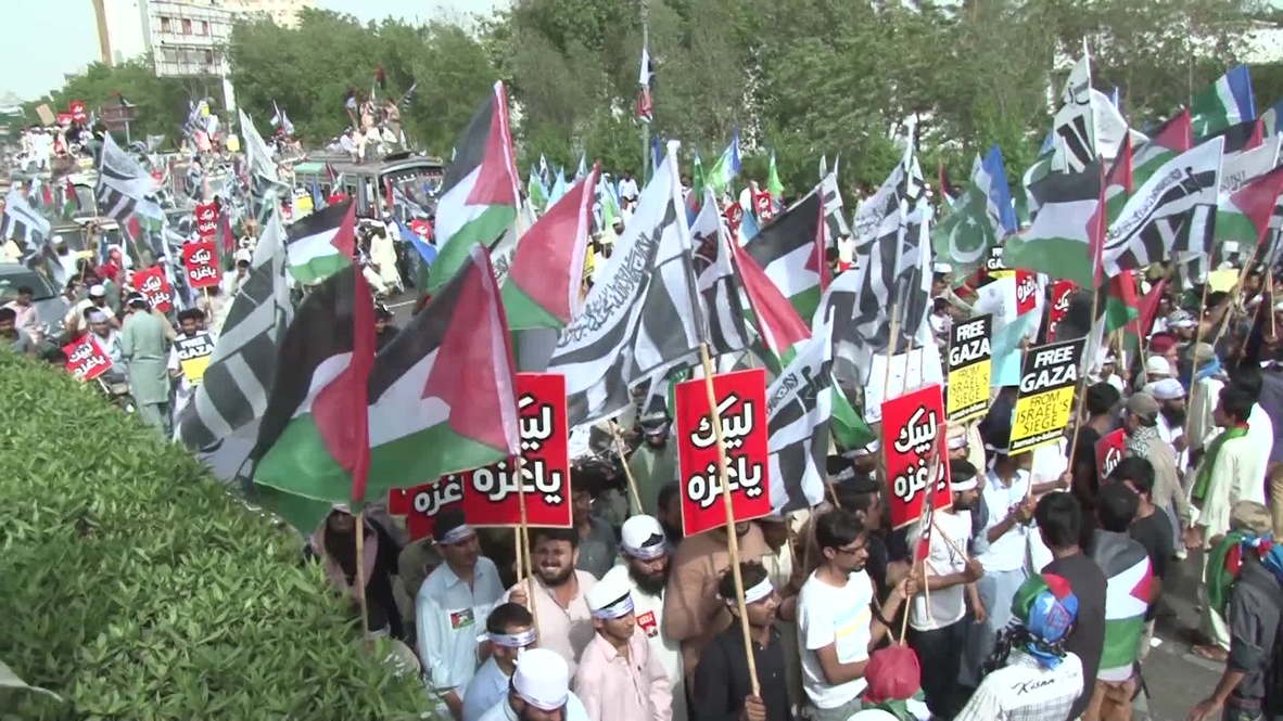 Pakistan: Thousands march against Israel on Palestine Day