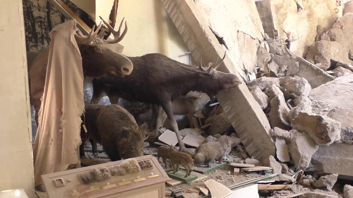 Ukraine: See how shelling annihilated this Donetsk museum