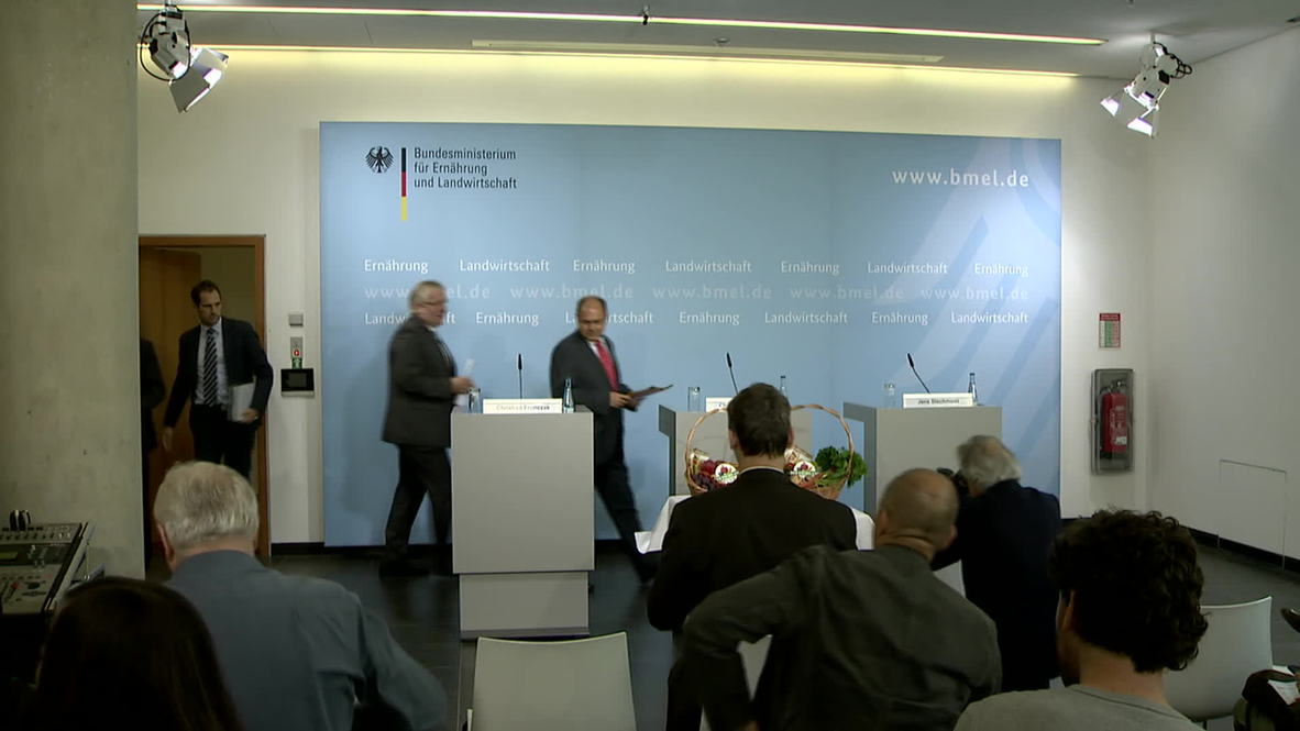 Germany: 'We don't want fruit veg to be destroyed' - Germany's agriculture minister
