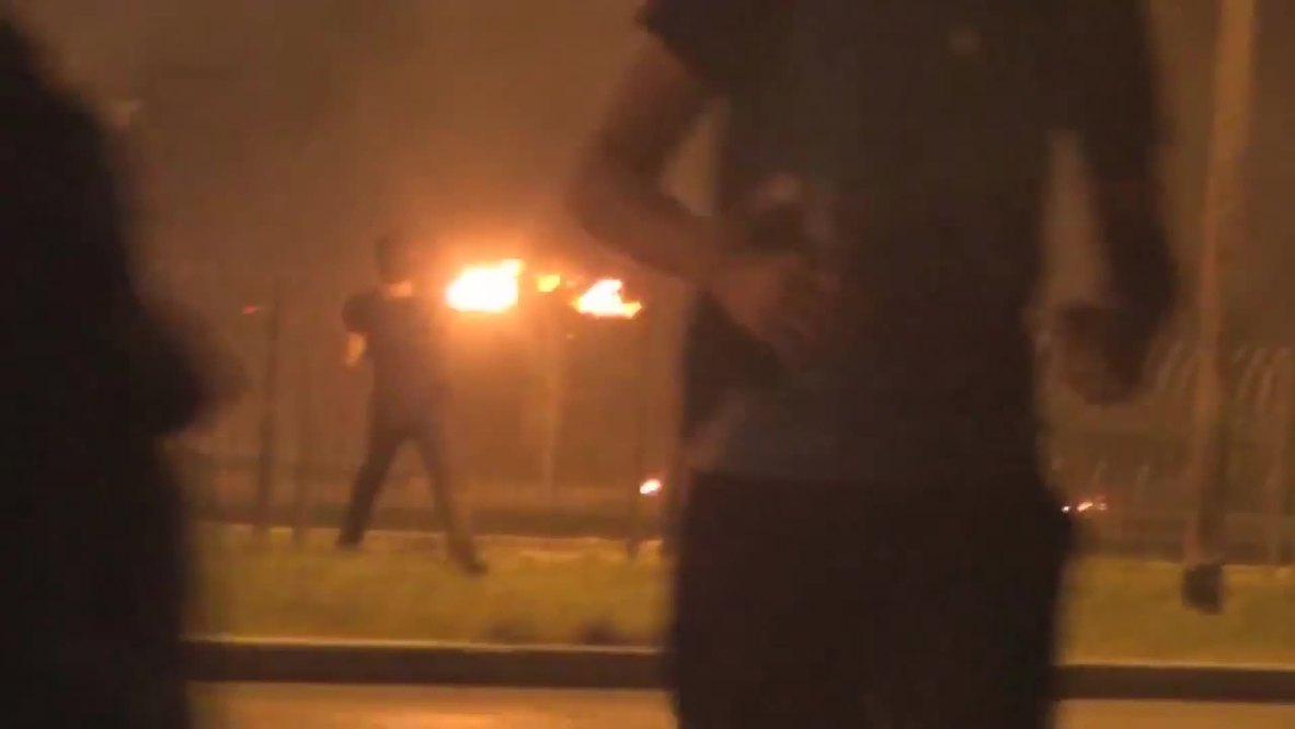 Bahrain: See fires rage in angry Molotov-infused protest
