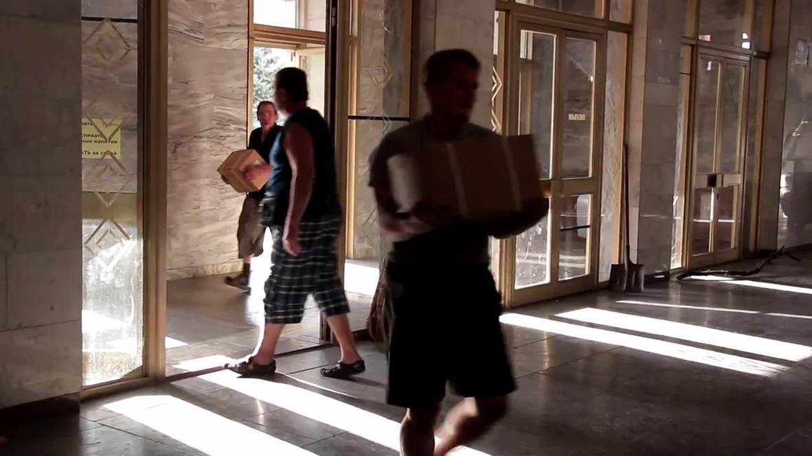 Ukraine: Aid from Novorossiya govt arrives in Ilovaysk