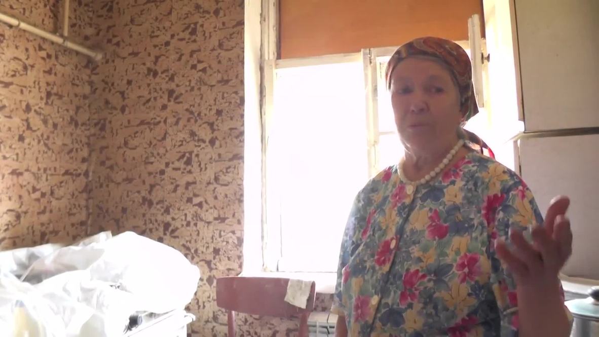 Ukraine: Donetsk homes left devastated by shelling