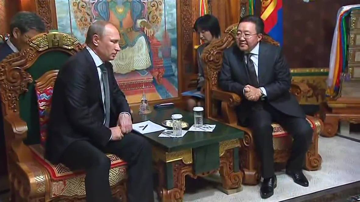 Mongolia: Putin tightens historical bonds as he meet Mongolia's Elbegdorj