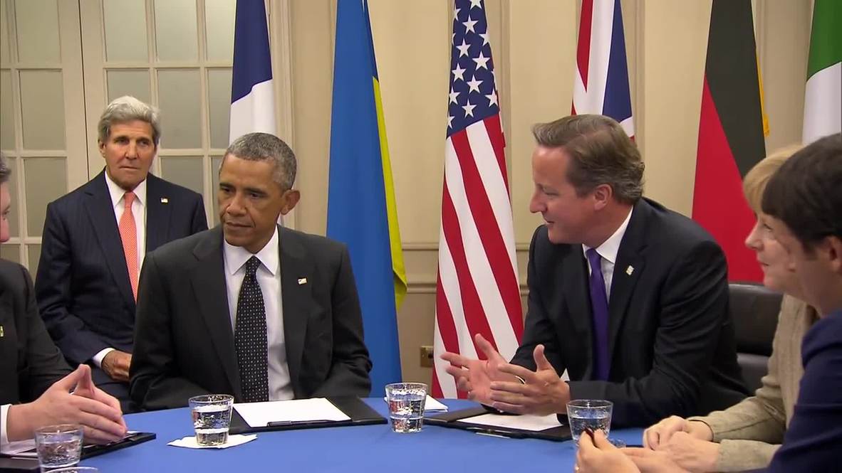 UK: Poroshenko, Obama, Cameron meet at NATO summit