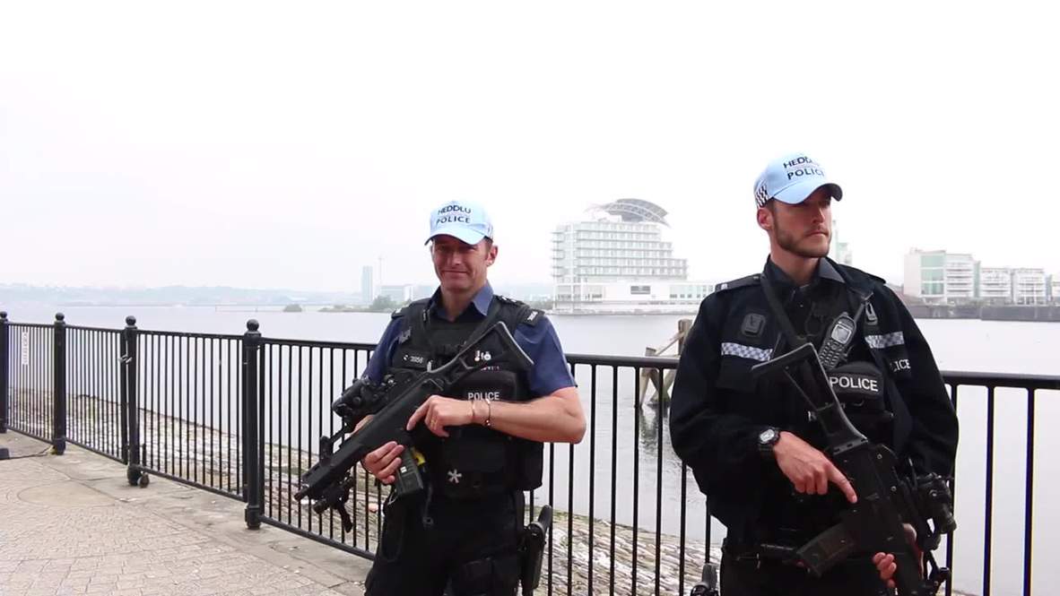 UK: Welcome to fortified Cardiff - temp prison-like home of NATO