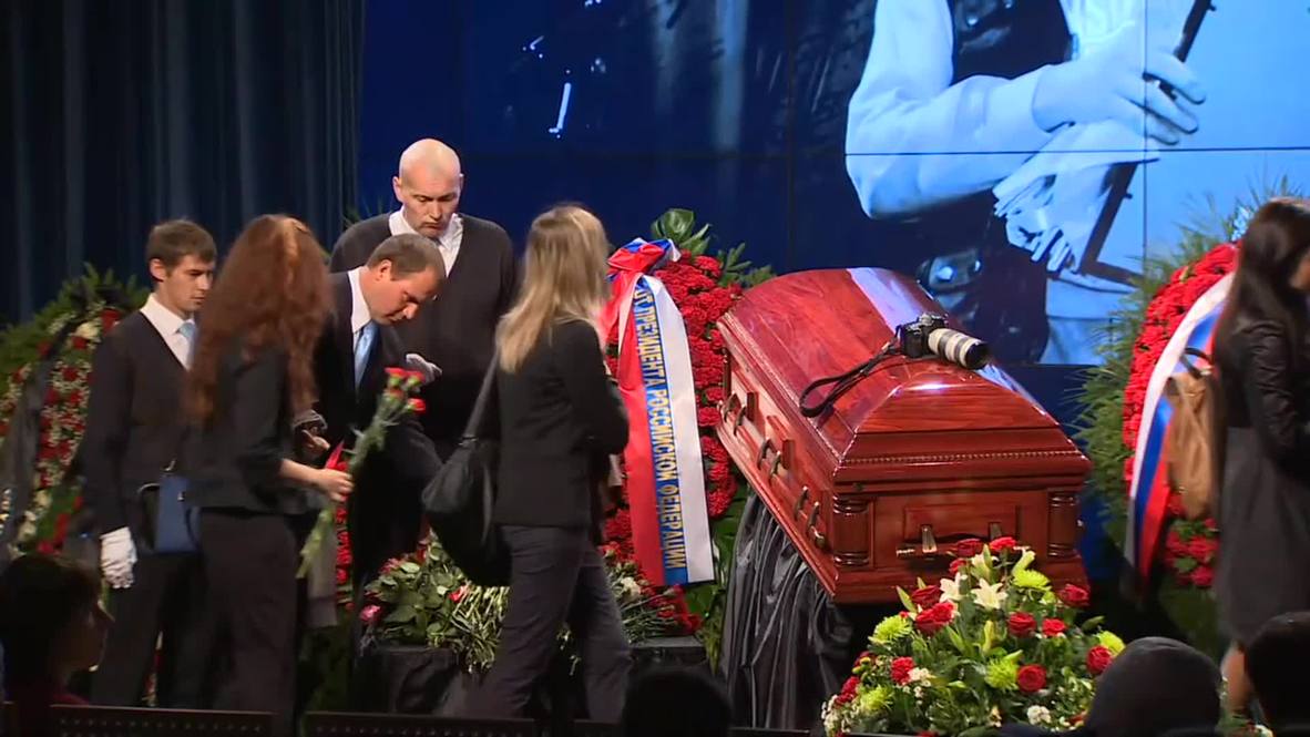Russia: Slain photojournalist Andrei Stenin's funeral held in Moscow