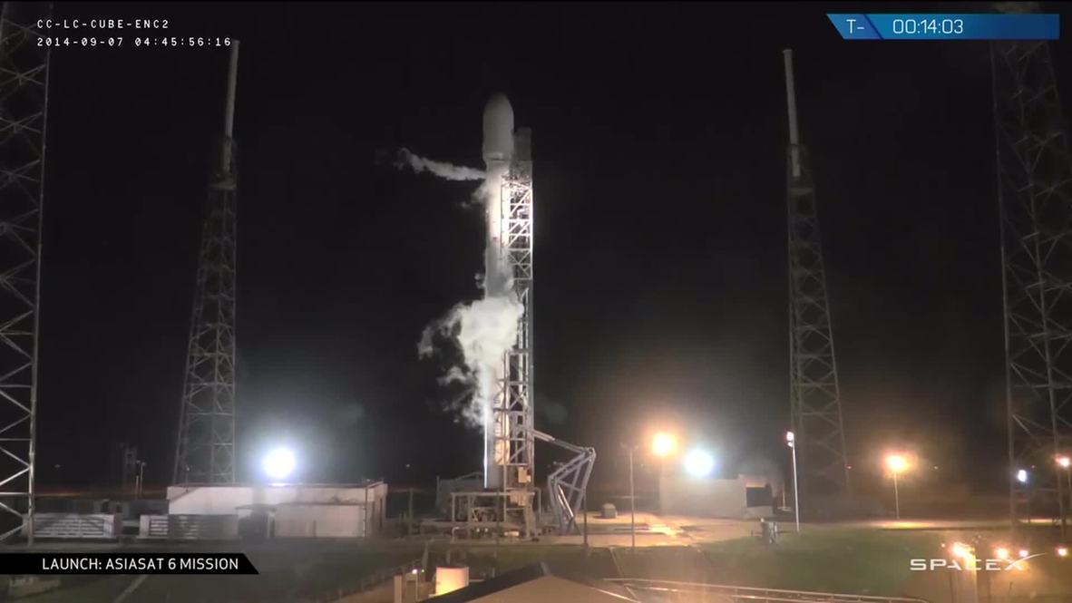 USA: Tenth Chinese satellite AsiaSat launched into space in Florida