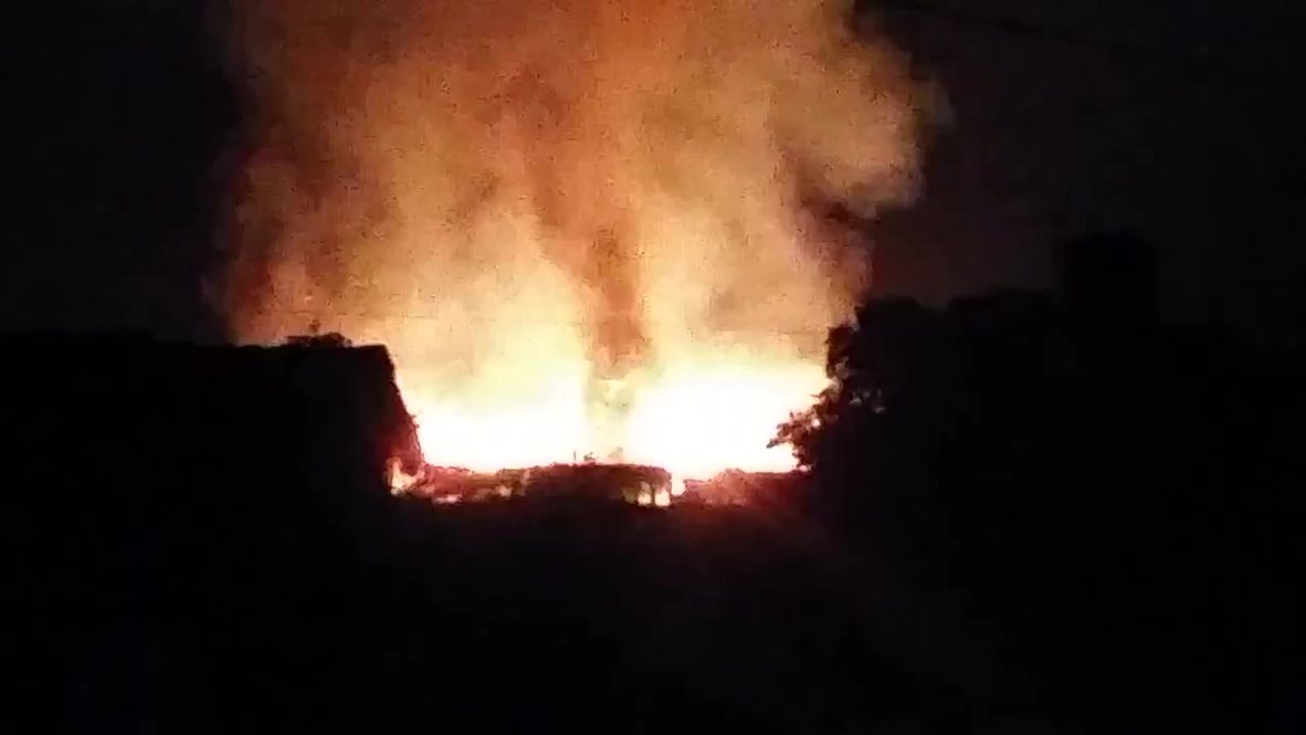 UK: Major fire at University of Nottingham's GlaxoSmithKiline building