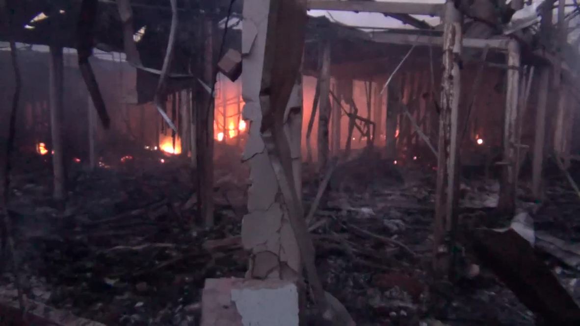 Ukraine: Donetsk set ablaze by continued shelling