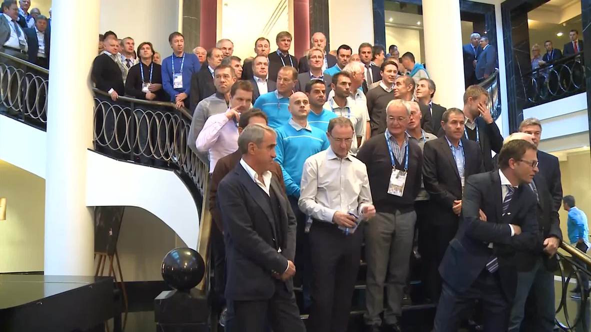 Russia: European football stars flock to St. Petersburg for FIFA conference