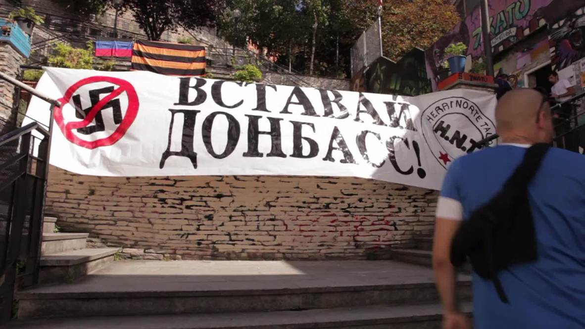 Spain: Athletic Bilbao fans show antifascist solidarity with Donetsk