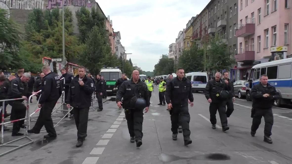 Germany: Cops face off with squatters after Berlin camp goes up in flames